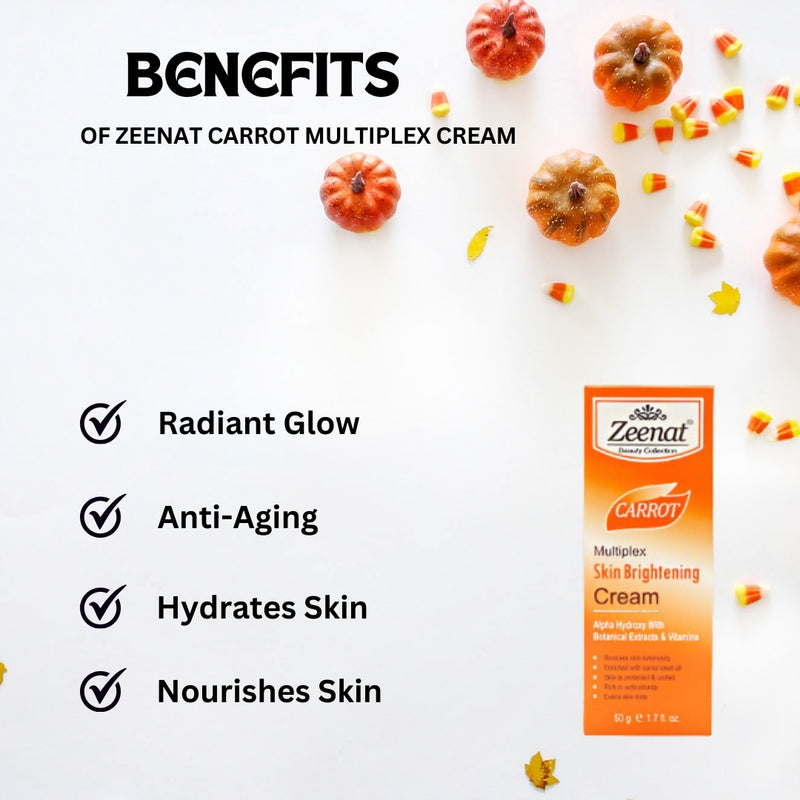 Zeenat Carrot Multiplex Cream 50 ml/1.7 oz