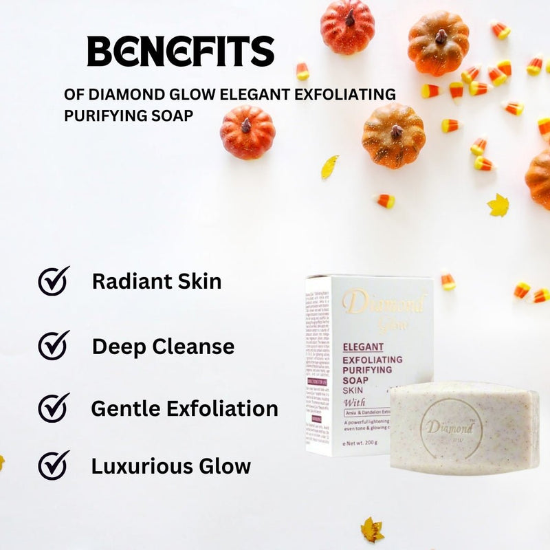 Diamond Glow Elegant Exfoliating Purifying Soap 7 oz