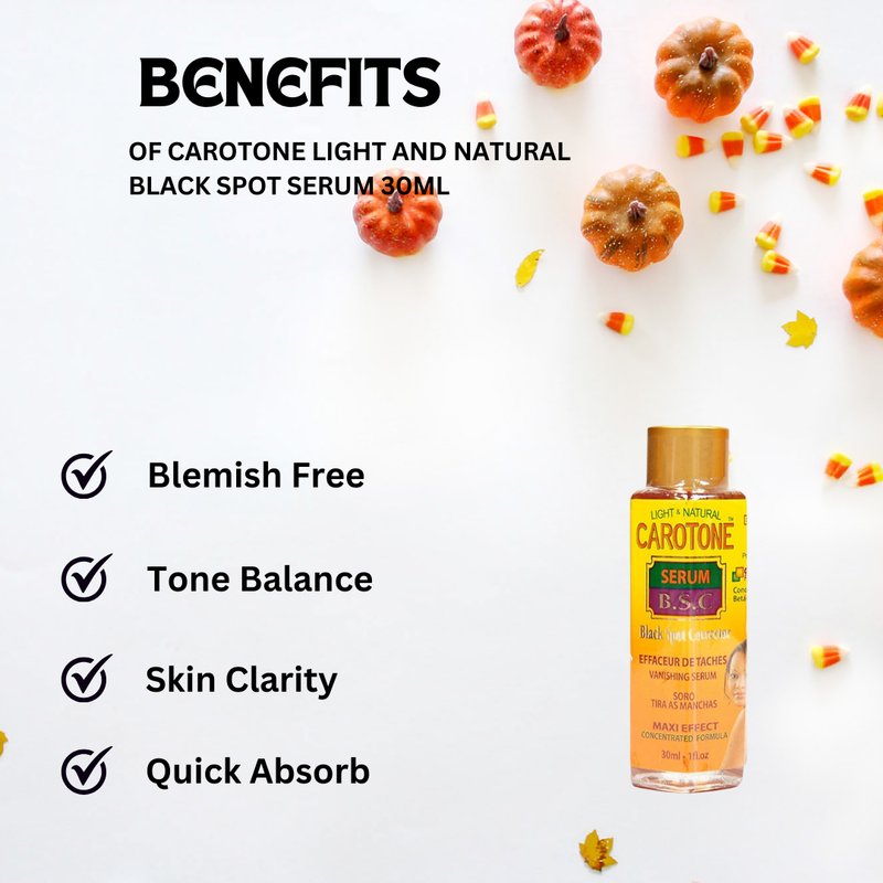 Carotone Light and Natural Black Spot Serum 30ml