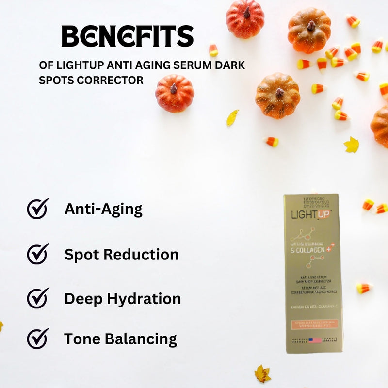 LIGHTUP Anti Aging Serum Dark Spots Corrector