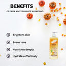 Zeenat Carrot Brightening & Exfoliating Shower Gel 1000 ml/33 oz