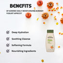 Aveeno Daily Moisturizing B/Wash Yogurt Apricot 18 oz