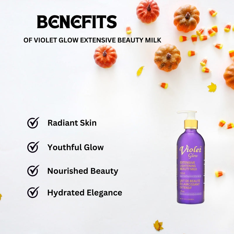 Violet Glow Extensive Beauty Milk 16.8 oz