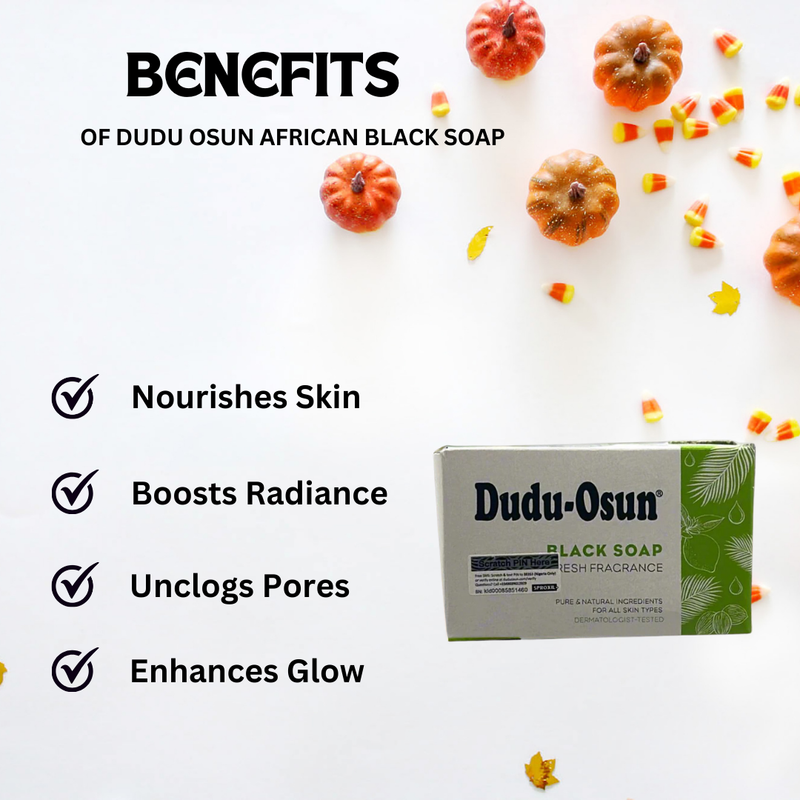 Dudu Osun African Black Soap- Pack of 12