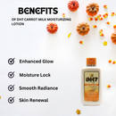 DH7 Carrot Milk Moisturizing Lotion 16.9 oz