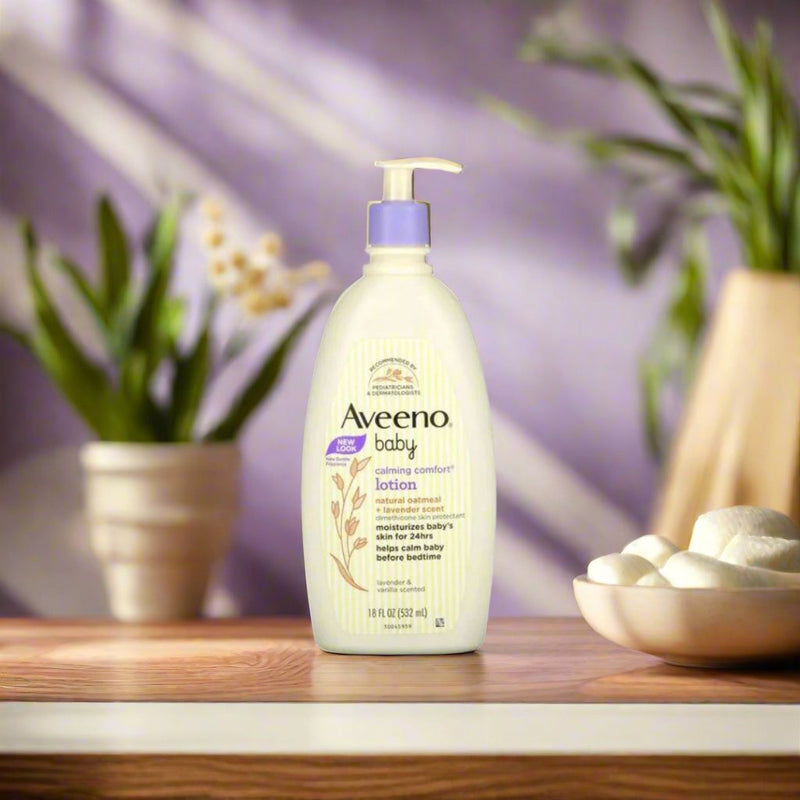 Aveeno Baby Calming Comfort Lotion Natural Oatmeal + Lavender Sent 18oz | 532ml