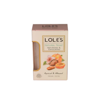 Lole's Natural Soap Apricot & Almond - Pack of 6 150 gm