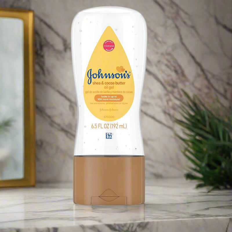 Johnson's Baby oil Gel Shea & Cocoa Butter 6.5 oz