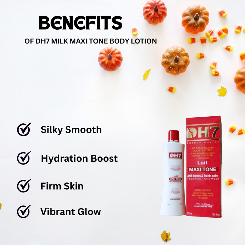 DH7 Milk Maxi Tone Body Lotion 200ml