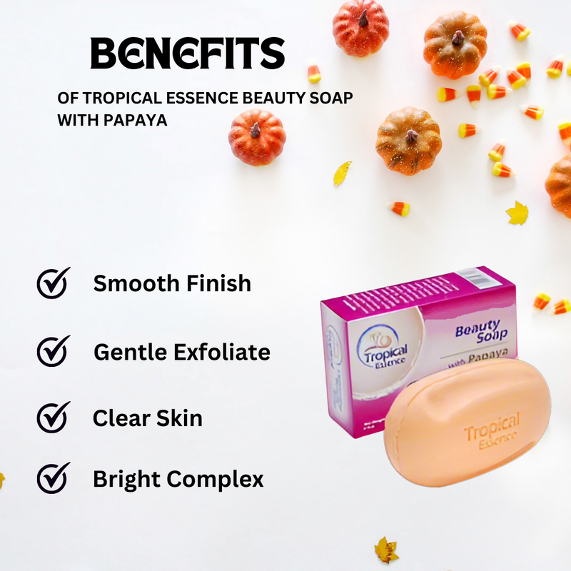 Tropical Essence  Beauty Soap With Papaya 3 oz