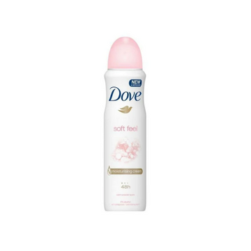 Dove Soft Feel Spray Deodorant Warm Powder Scent 150ml