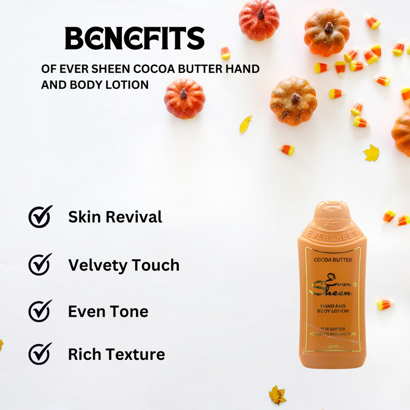 Ever Sheen Cocoa Butter Hand and Body Lotion 750ml