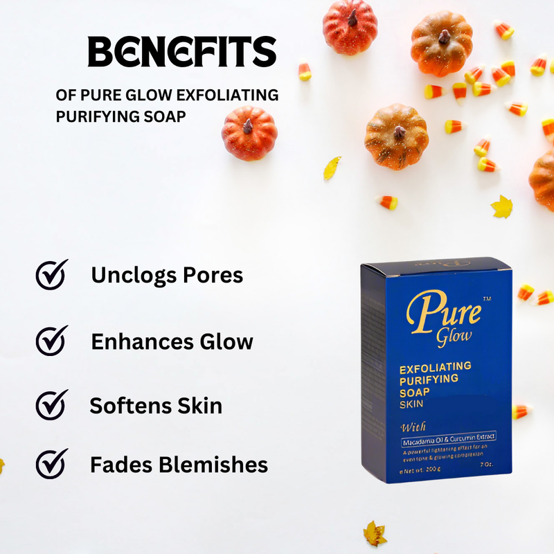 Pure Glow Exfoliating Purifying Soap 7 oz