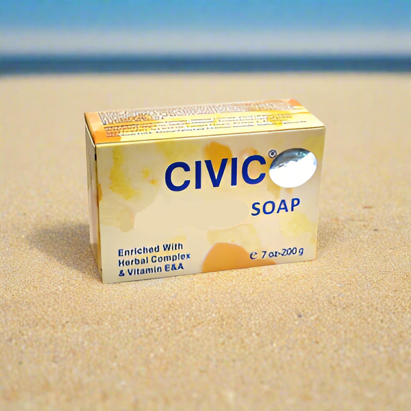 Civic Soap Enriched with Herbal Complex Vitamin E&A | 7oz