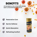 GoldMan Ultra Hydrating for Men body lotion Repairs & protects 125ml