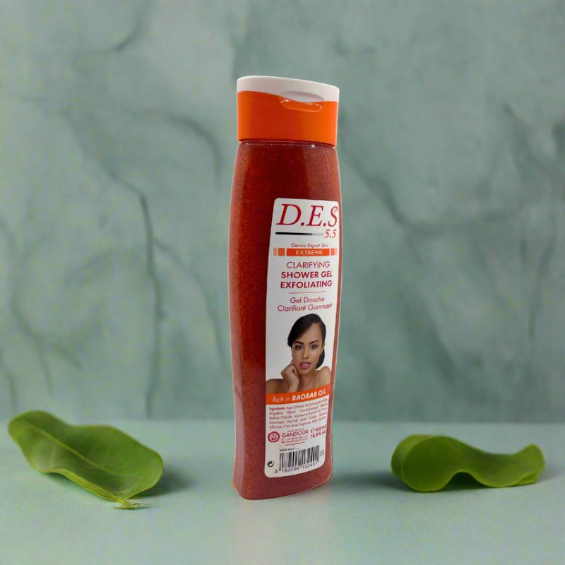 D.E.S 5.5 Dermo Expert Skin Clarifying Shower gel Exfoliating 500ml