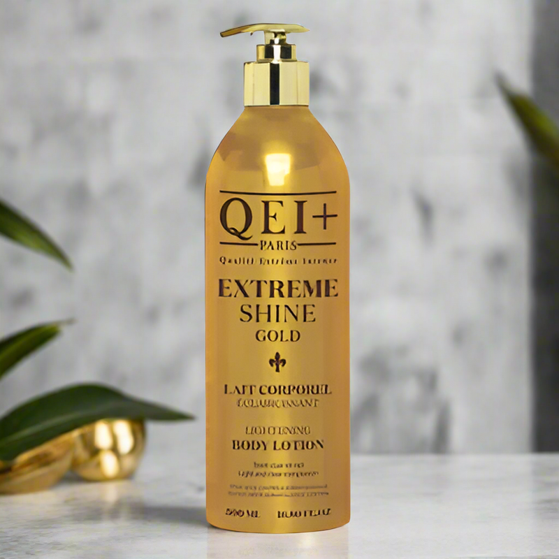 QEI+ Extreme Shine Gold Body Lotion 16.80 Oz