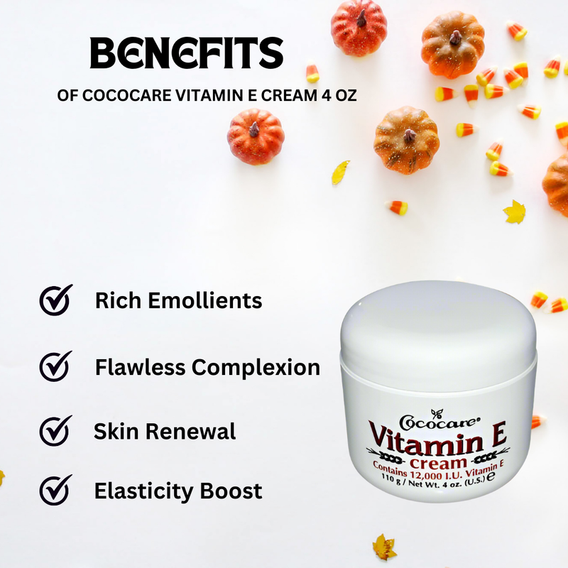 Cococare Vitamin E Cream 4 oz