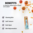Tropical Essence Beauty Cream with Carrot 1.76 oz