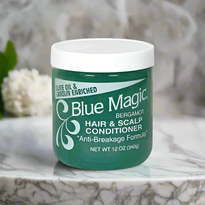 Blue Magic Original Bergamot Hair & Scalp Conditioner 12 oz