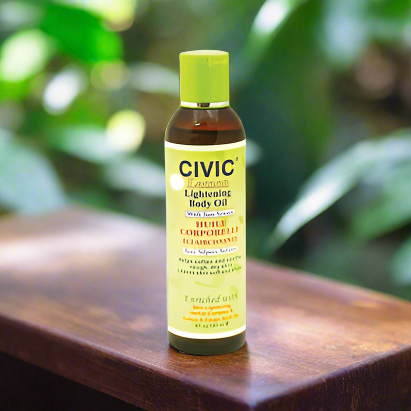 Civic Lemon Lightening Body Oil with Sunscreen 6 oz