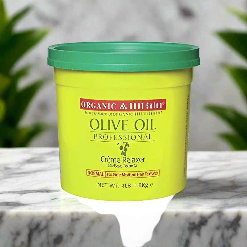 Organic Root Stimulator Olive Oil Professional Creme Relaxer Normal 4 lb