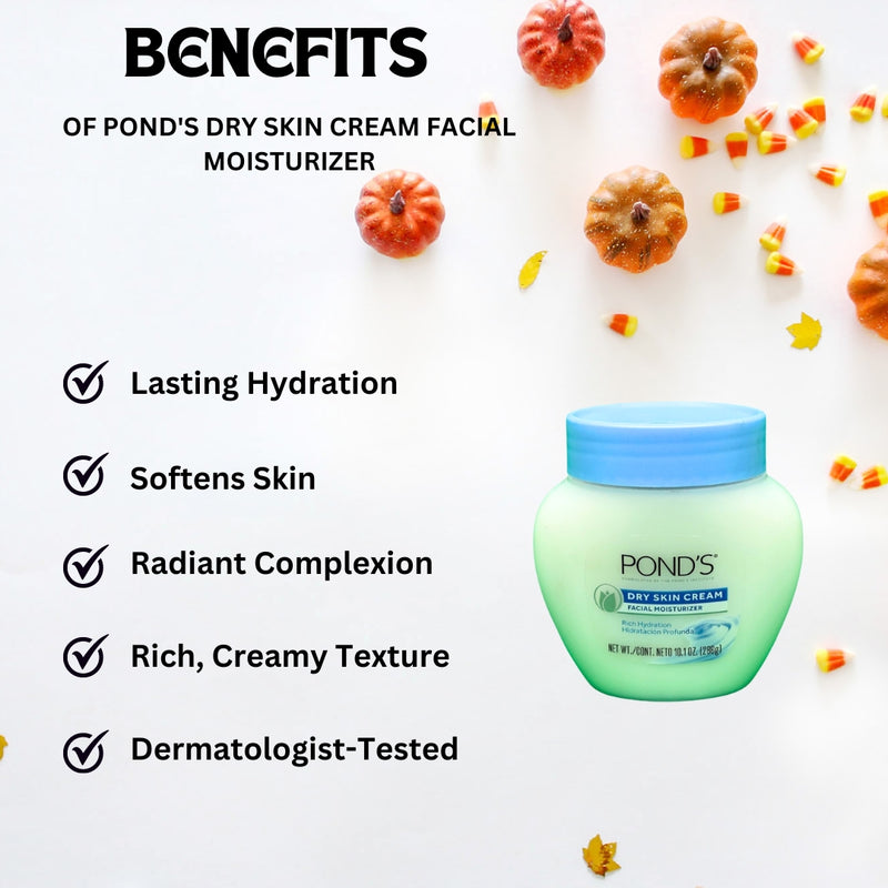 Pond's Dry Skin Cream Facial Moisturizer 286g / 10.1 oz
