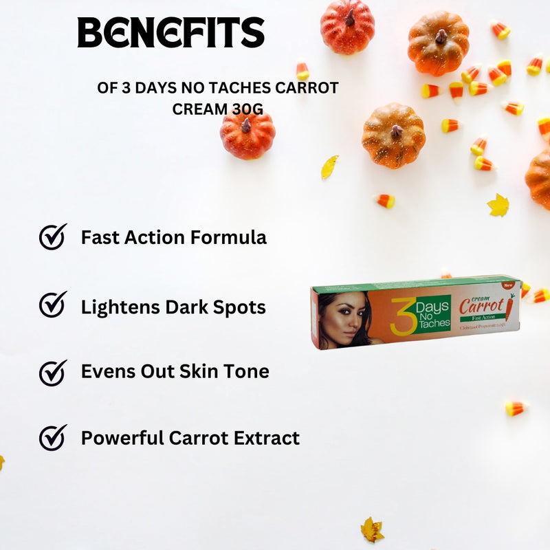 3 Days No Taches Carrot Cream 30g Pack of 10