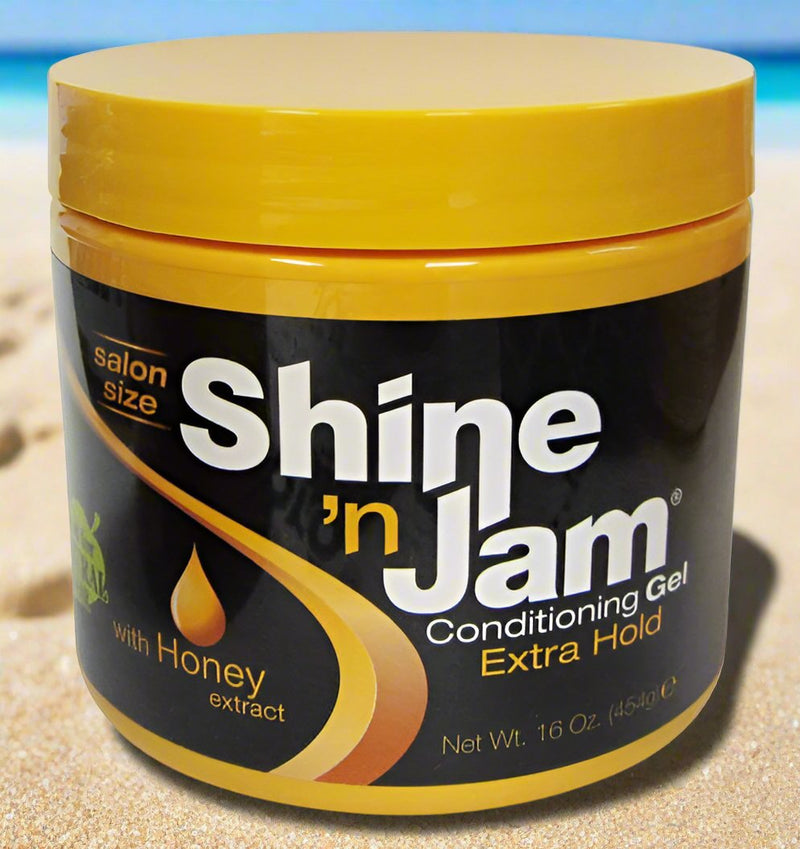 Ampro Shine N Jam Conditioning Gel Extra Hold 16 oz