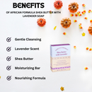 African Formula Shea Butter with Lavender Soap 3.5 oz