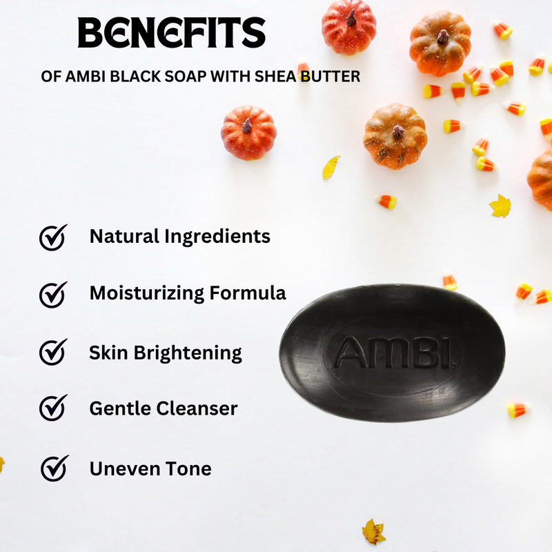 Ambi Black Soap with Shea Butter 3.5 oz