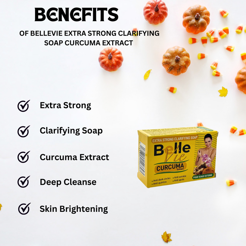 Bellevie Extra Strong Clarifying Soap Curcuma Extract 225g