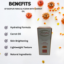 Biopur Paris Glycerin with Carrot Oil 125 ml/ 4.2 fl oz
