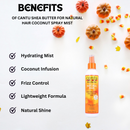 Cantu Shea Butter for Natural Hair Coconut Oil Spray Mist 8 oz