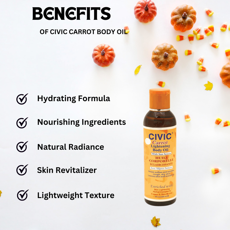 Civic Carrot Body Oil 6 oz