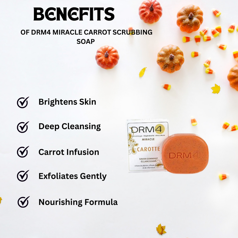 DRM4 MIRACLE Carrot  Scrubbing Soap 200 g