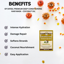 Difeel Premium Deep Conditioning Hair Mask - Coconut Oil 1.75oz