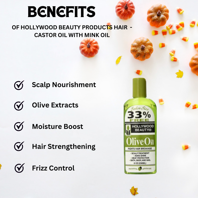 Hollywood Beauty Olive Oil Scalp  8 oz