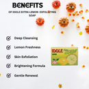 Idole Extra Lemon  Exfoliating Soap 10.5 oz / 300g