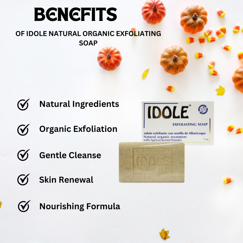 Idole Natural Organic Exfoliating Soap 7 oz