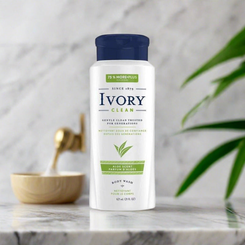 Ivory Scented Body Wash, Aloe 21 oz