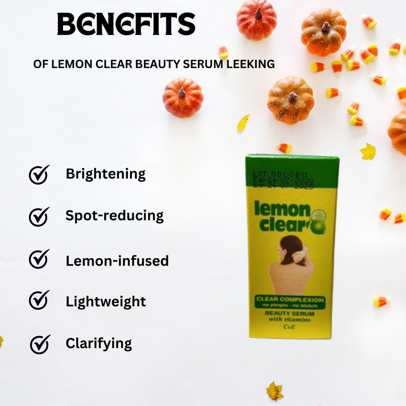 Lemon Clear Beauty Serum Leeking