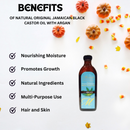 Mamado Jamaican Black Castor Oil with Argan 150 ml