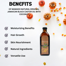 Mamado Jamaican Black Castor Oil with Coconut 150 ml