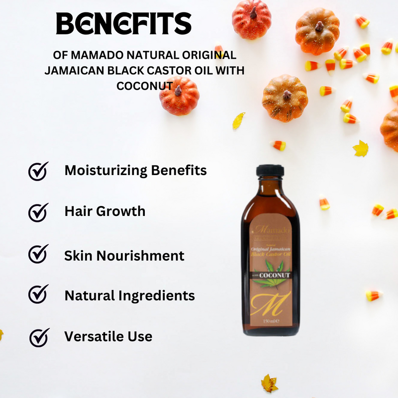 Mamado Jamaican Black Castor Oil with Coconut 150 ml