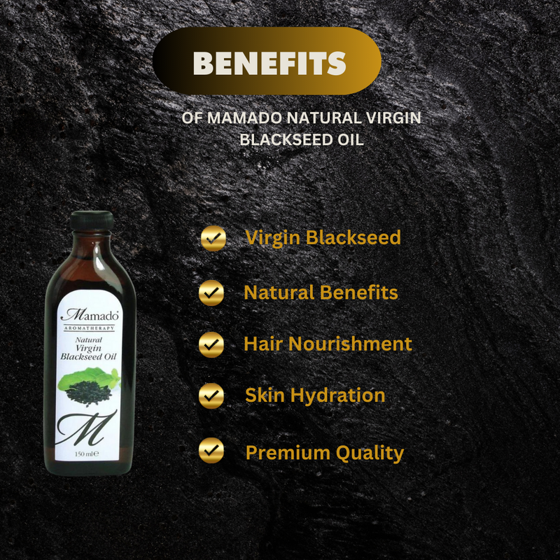 Mamado Natural Virgin Blackseed Oil 150ml