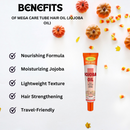 Mega Care Tube Hair Oil (Jojoba Oil) - 1.5Oz