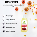 Morimax 100% Pure Virgin Castor Oil 150 ml