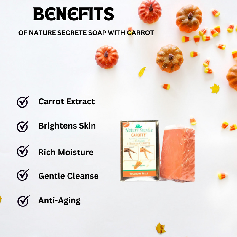 Nature Secrete Soap with Carrot Oil 350g