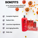 Pr. Francoise Bedon Royal  Kit Lotion,Serum,Cream&Soap